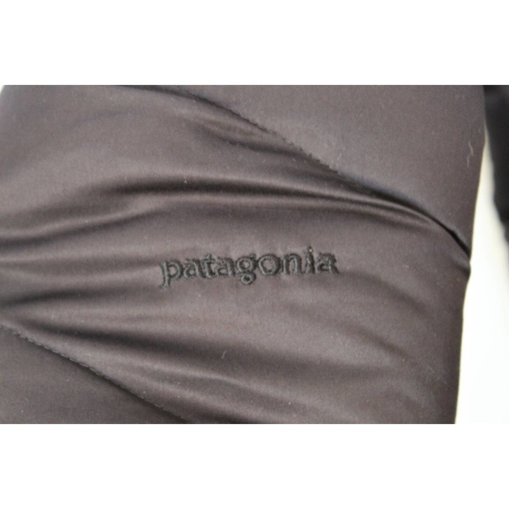 Patagonia Downtown Jacket Hooded Puffer Black Down Coat Womens Size Large H14287 - Picture 13 of 15